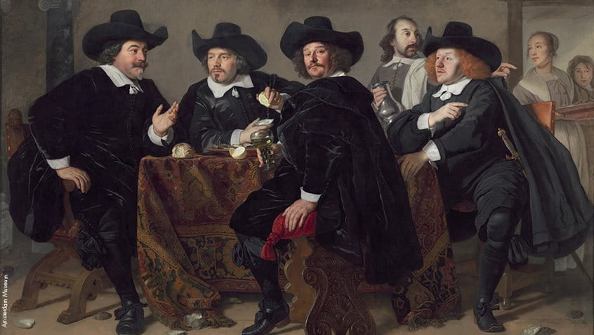 Bartholomeus van der Helst (ca. 1613 – 1670) Die Vorsteher des Kloverniersdoelen, 1655 Öl auf Leinwand 171 x 283 cm Amsterdam, Amsterdam Museum