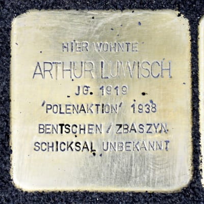 Stolperstein Elbestraße 29, Arthur Luwisch