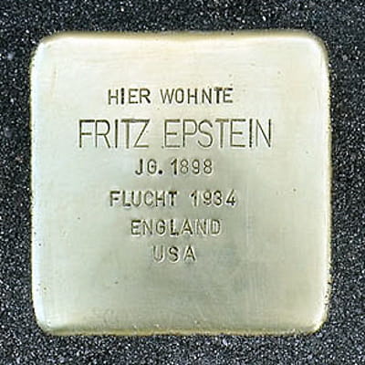 Stolperstein Körberstraße 16, Epstein,  Fritz