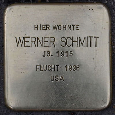Stolperstein Prächterstraße 21, Werner Schmitt