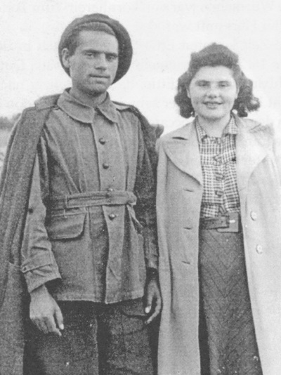Peter und Fanny Gingold im September 1940 im Prestateur-Lager Langlade bei Nimes