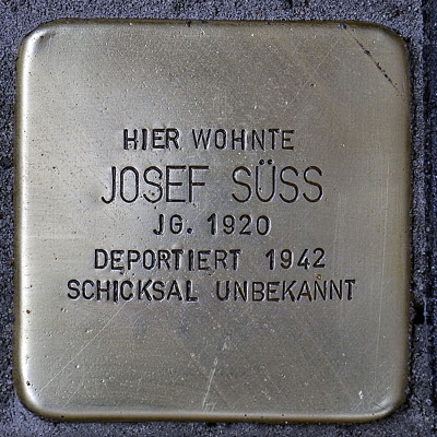 Stolperstein Heiligkreuzgasse 13, Josef Süß