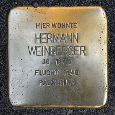 Stolperstein Mainstraße 10, Weinberger, Hermann