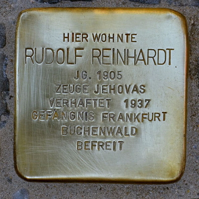 Stolperstein Schützenstraße 7, Reinhardt, Rudolf