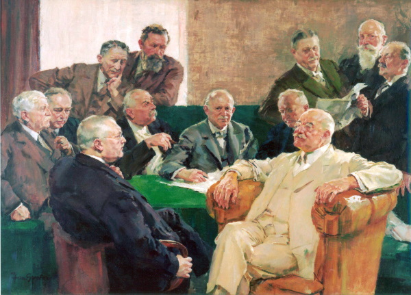 Carl von Weinberg im Aufsichtsrat der I.G. Farben, 1926