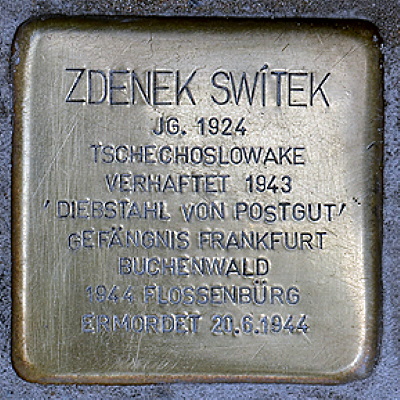 Stolperstein Goldsteinstraße 145-149, Switek, Zdenek