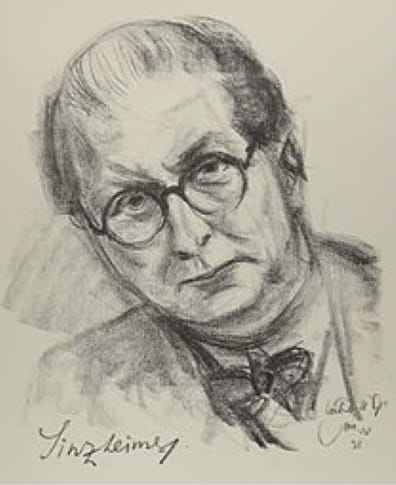 Hugo Sinzheimer (Porträtzeichnung von Emil Stumpp, 1931).