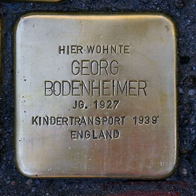Stolperstein Baumweg 23, Bodenheimer, Georg