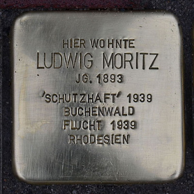 Stolperstein Fichtestraße 3, Ludwig Moritz