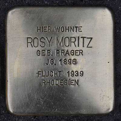Stolperstein Fichtestraße 3, Rosy Moritz