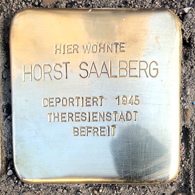 Stolperstein Gluckstraße 14, Horst Saalberg