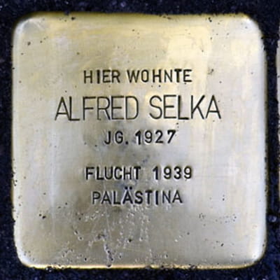 Stolperstein Hebelstraße 13, Selka, Alfred