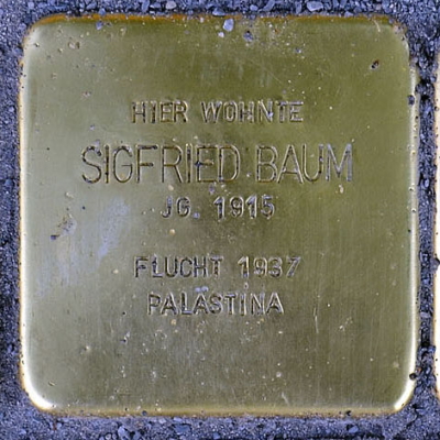 Stolperstein Herderstraße 4, Baum, Sigfried