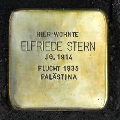 Stolperstein Kantstraße 6, Stern, Elfriede