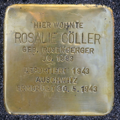 Stolperstein Martin-Luther-Straße 47, Göller, Rosalie