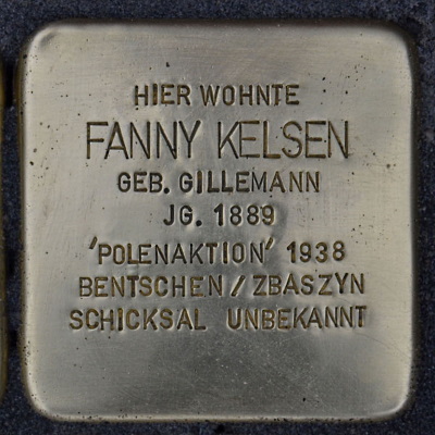Stolperstein Musikantenweg 34, Fanny Kelsen