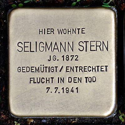 Stolperstein Stern Seligmann