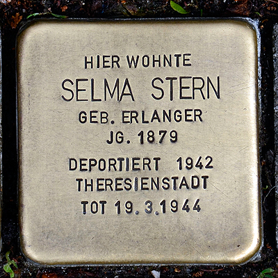 Stolperstein Stern Selma