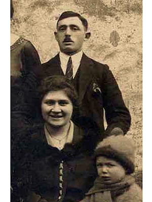 Josef und Rosa Grünewald mit Sohn Ferdinand