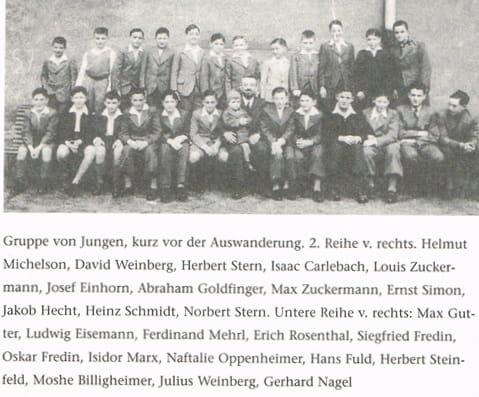 Josef Einhorn, hintere Reihe, 6. von rechts