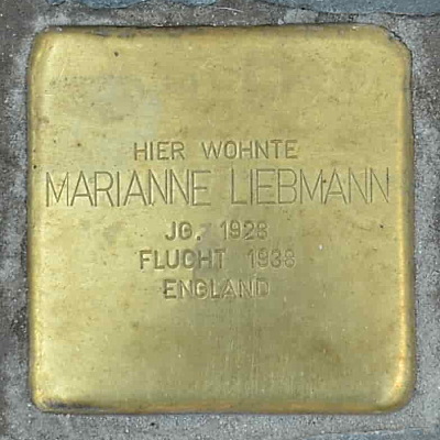 Stolperstein Burnitzstraße 1, Marianne Liebmann