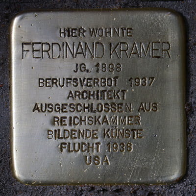 Stolperstein Oppenheimer Straße 44, Ferdinand Kramer