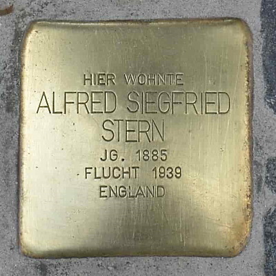 Stolperstein Töplitzstraße 1, Alfred Siegfried Stern