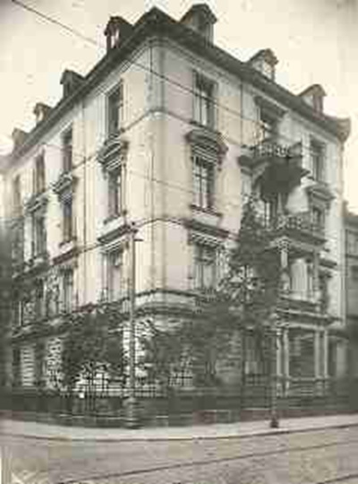 Das Haus Reuterweg 59 vor dem Krieg ...