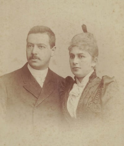Ernst und Bertha Schönhof, etwa 1910