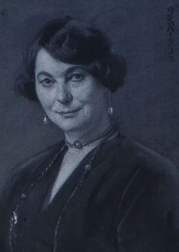 Ottilie W. Roederstein: Porträt von Julia Virginia Laengsdorff