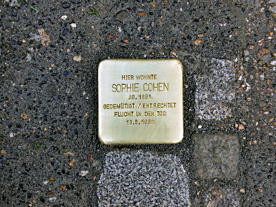 Stolperstein Feuerbachstraße 14