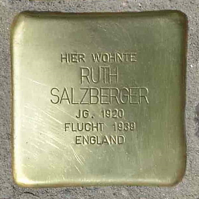Stolperstein Eschersheimer Landstraße 67, Ruth Salzberger
