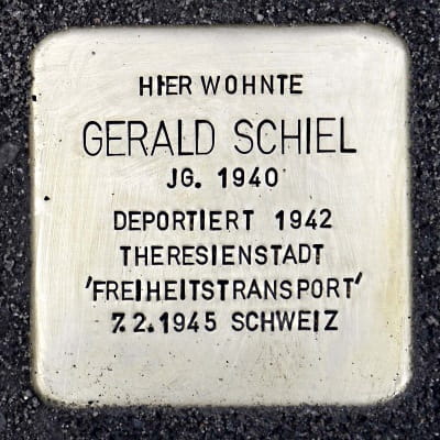 Stolpersteine Freiherr-vom-Stein-Str.11  Gerald Schiel