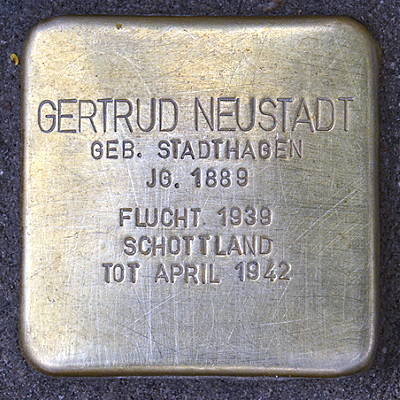 Stolperstein Friedrich-Ebert-Anlage 22, Neustadt, Gertrud