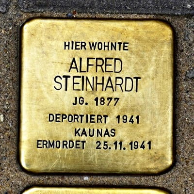 Stolperstein Kettenhofweg 73, Steinhardt, Alfred
