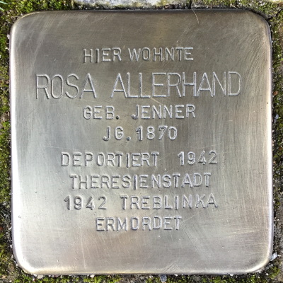 Stolperstein Kronberger Straße 6, Rosa Allerhand