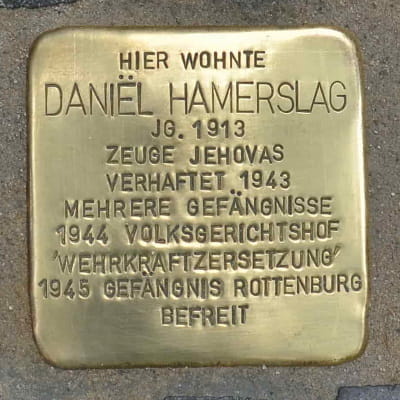 Stolperstein Wöhlerstraße 6, Daniel Hamerslag
