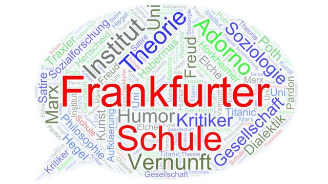 (neue) Frankfurter Schule