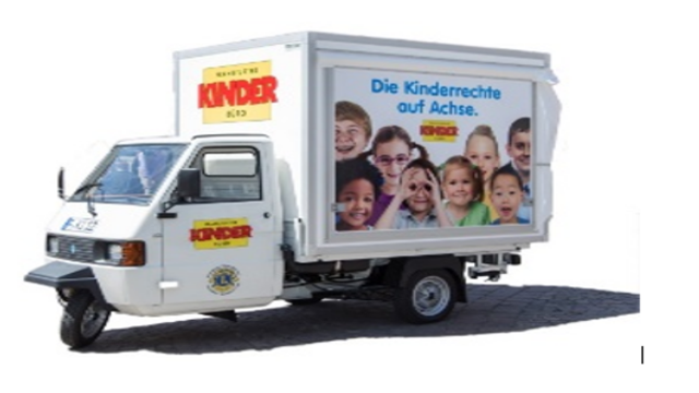 Kinderrechte-Mobil des Frankfurter Kinderbüros