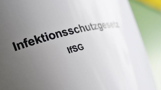 Infektionsschutzgesetz Infektionsschutzgesetz, IfSG, Gesetz