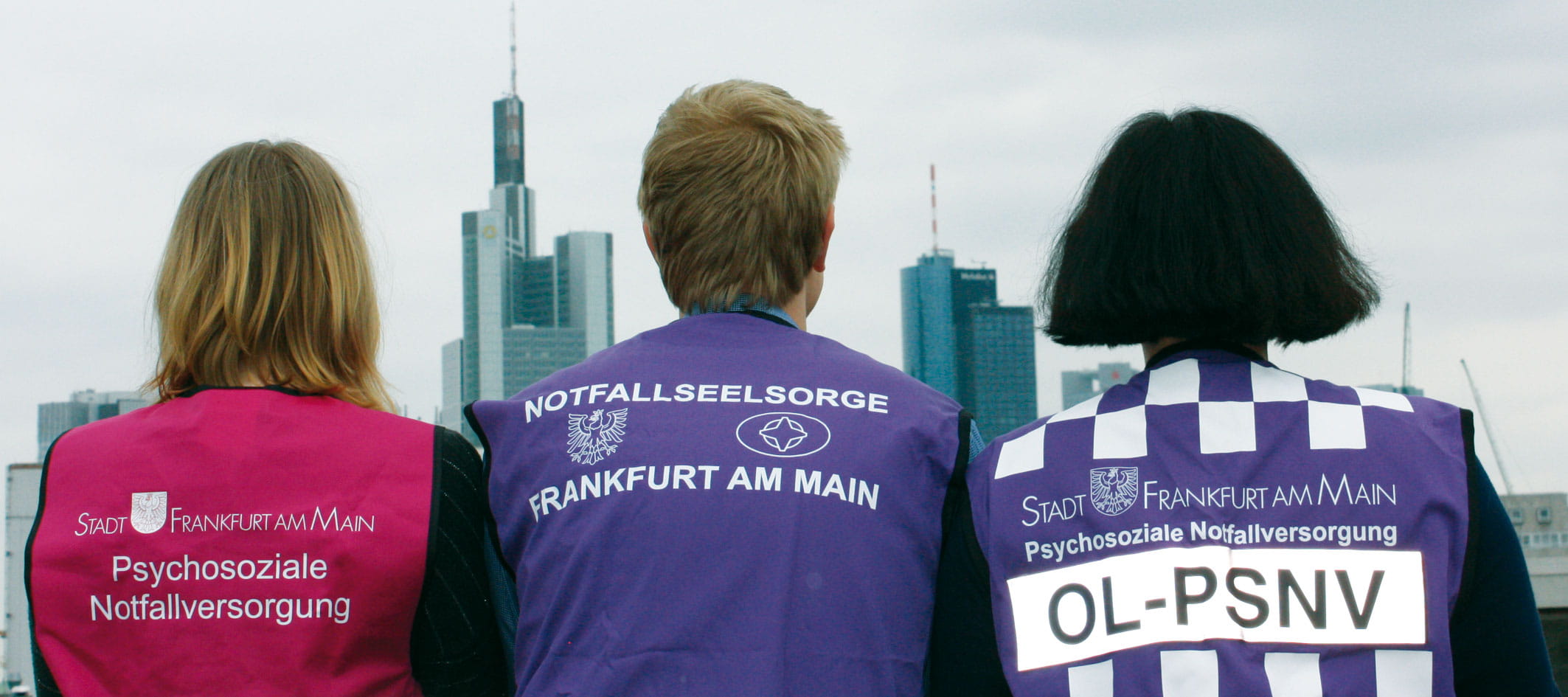 Team der Psychosozialen Notfallversorgung am Gesundheitsamt Frankfurt am Main