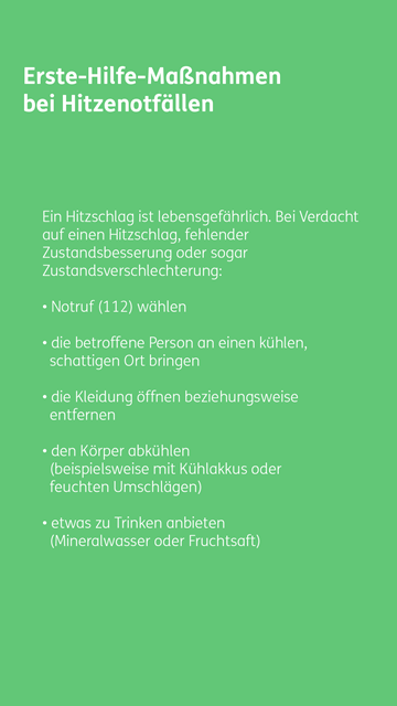 Notruf Hitzenotfälle