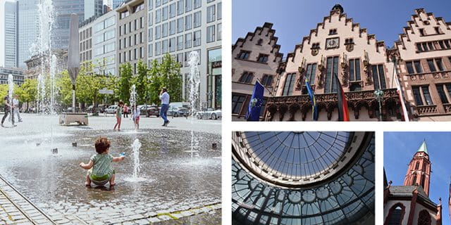 Kühle Orte in Frankfurts Innenstadt