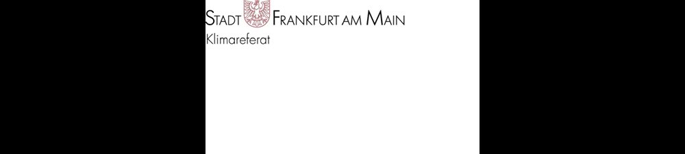 Stadt Frankfurt Logo mit Zusatz Klimareferat