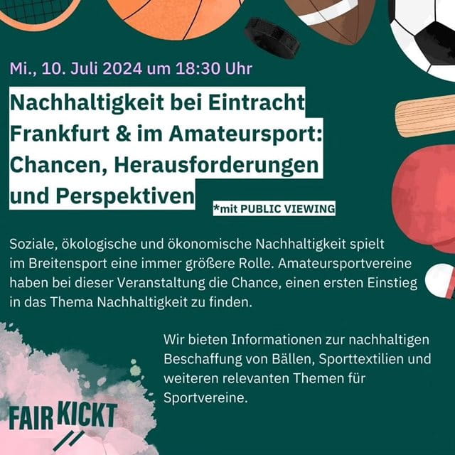 Wie nachhaltig ist Fußball? Wie nachhaltig ist Fußball?