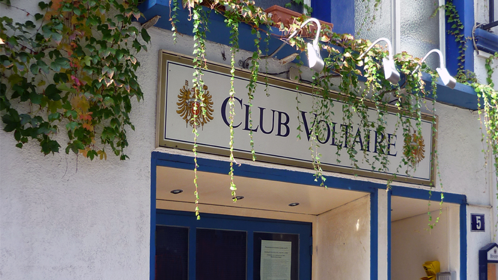 Club Voltaire, Außenansicht