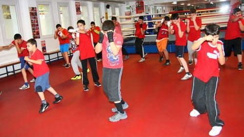 Box- und Tischtennis-Camp Gallus, offenes Boxtraining