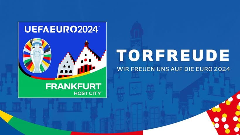 EURO 2024 Logo Host City Frankfurt