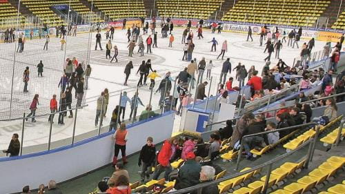 Family on Ice, Spaß in der Eissporthalle