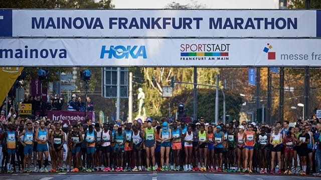 Mainova Frankfurt Marathon, Startszene